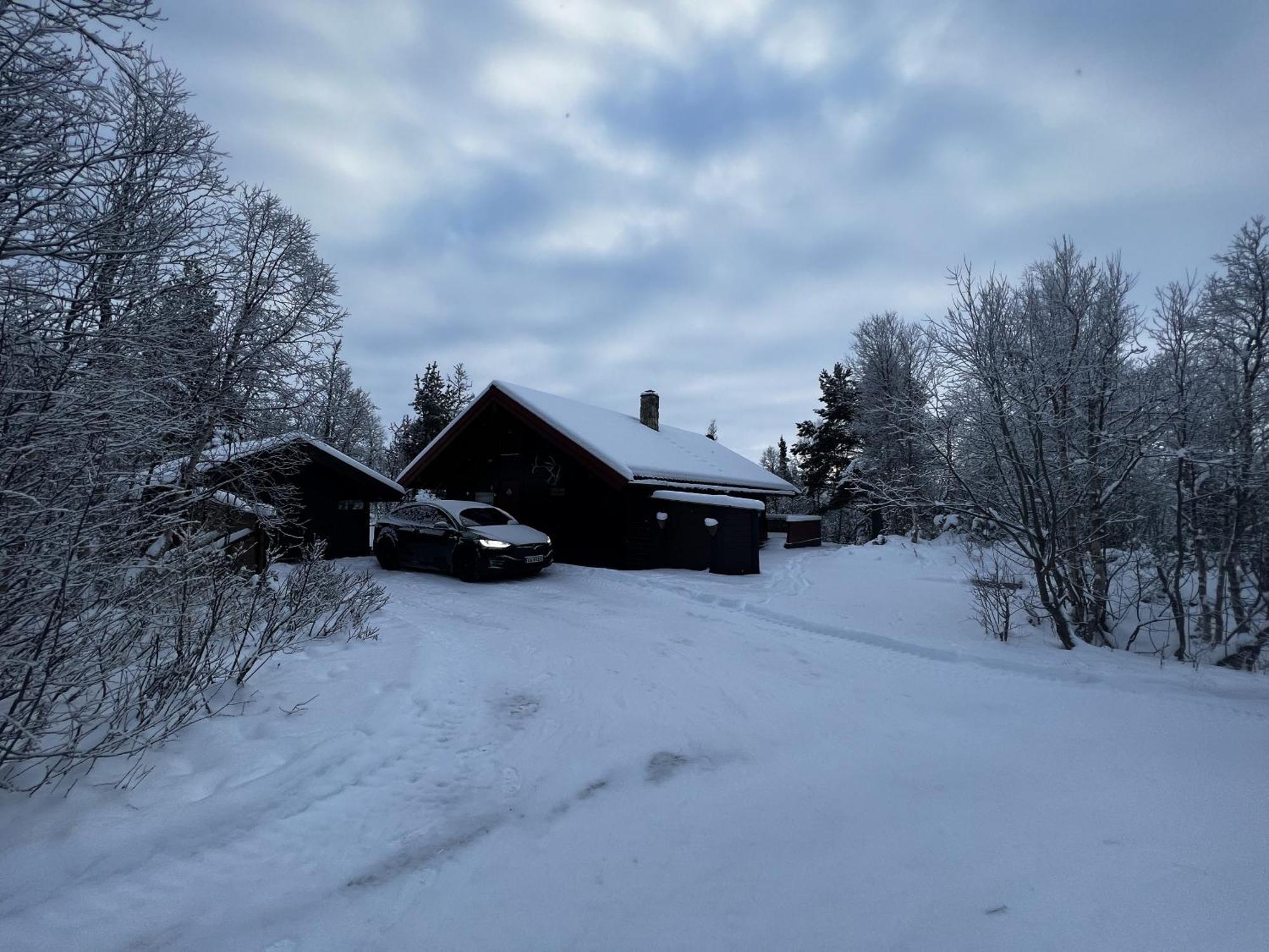 Koselig Hytte Med Usjenert Og Solrik Beliggenhet 耶卢 外观 照片